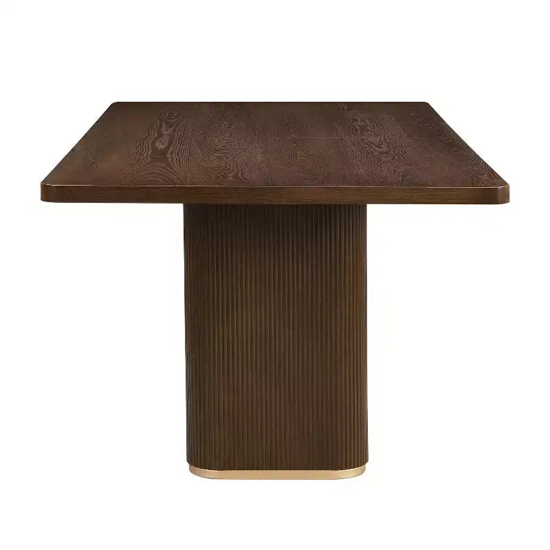 Christopher Knight Home Yodsak moderne eetset van hout en metaal, 7-delig, met 180 draaibare stoelen