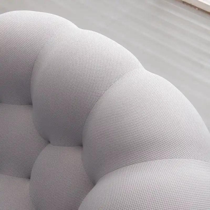 Gebogenes Bubble-Sofa für 2 Personen in Wabenform mit 3D-Textilgewebe fürs Wohnzimmer, Salon oder Apartment