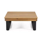 L-förmiges Outdoor-Ecksofa-Set, Garten-Lounge-Set mit Sitzgruppe und Couchtisch sowie wasserabweisenden Kissen - ModernLuxe