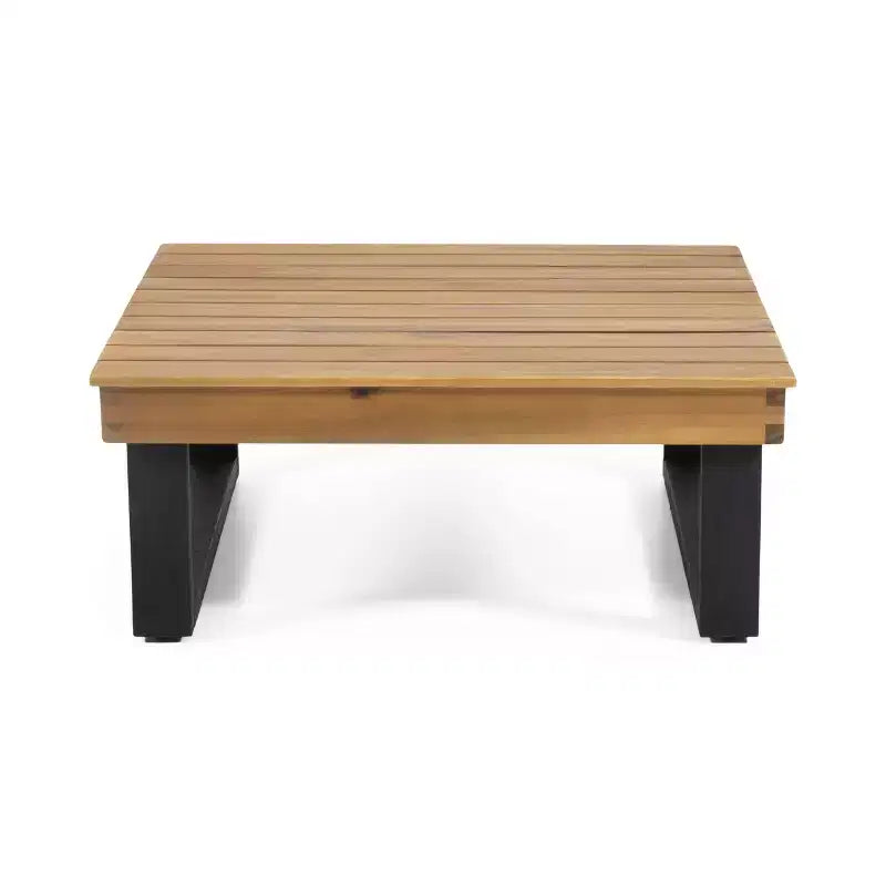 L-förmiges Outdoor-Ecksofa-Set, Garten-Lounge-Set mit Sitzgruppe und Couchtisch sowie wasserabweisenden Kissen - ModernLuxe