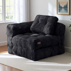 Foldable Sofa Bed,L-Shaped Floor Sofa Couch