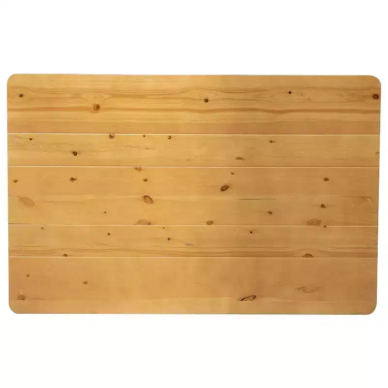 Flash Furniture, rechteckiger Farm-Esstisch aus massivem Kiefernholz, 46 x 30