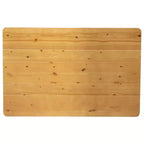 Flash Furniture, rechteckiger Farm-Esstisch aus massivem Kiefernholz, 46 x 30