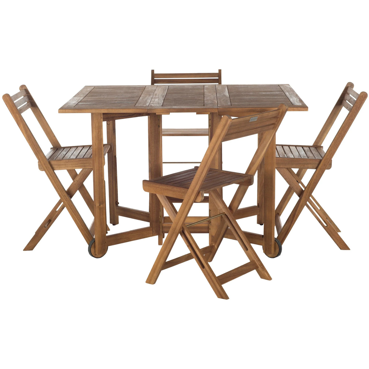 Zestaw mebli jadalnianych SAFAVIEH Outdoor Brandy, 5 elementów - 43Wx35Dx29H