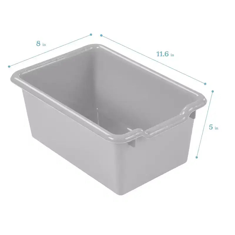 Meuble mobile à casiers avec plateau et 15 bacs à façade incurvée, 3x4, mobilier pour enfants