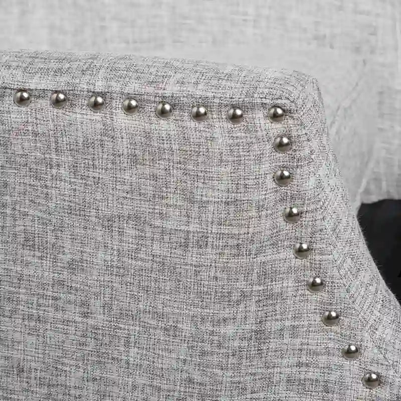 Gestoffeerde fauteuil met vleugelrugleuning en kantelmechanisme, klassieke stijl, blikvanger voor de woonkamer
