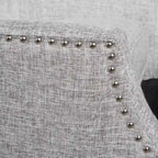 Gestoffeerde fauteuil met vleugelrugleuning en kantelmechanisme, klassieke stijl, blikvanger voor de woonkamer
