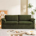 Dyonery 86 Cloud 2-Sitzer-Sofa, tiefe Sitzfläche und breite Armlehnenkissen, stabiler Rahmen, atmungsaktives ergonomisches Design