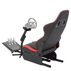 Opvouwbare cockpit voor racesimulator, verstelbare stuurwielstandaard voor G29/G920/G923, geschikt voor Thrustmaster, Fanatec, Hori en Mad Catz, verstelbare pedaalhoek