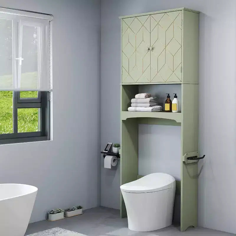 Stauraumschrank über der Toilette für das Badezimmer