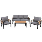 4-teiliges Outdoor-Sofaset