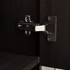 Hitow Kleiderschrank mit Doppelschublade und Spiegeltür, unterteilte Aufbewahrung