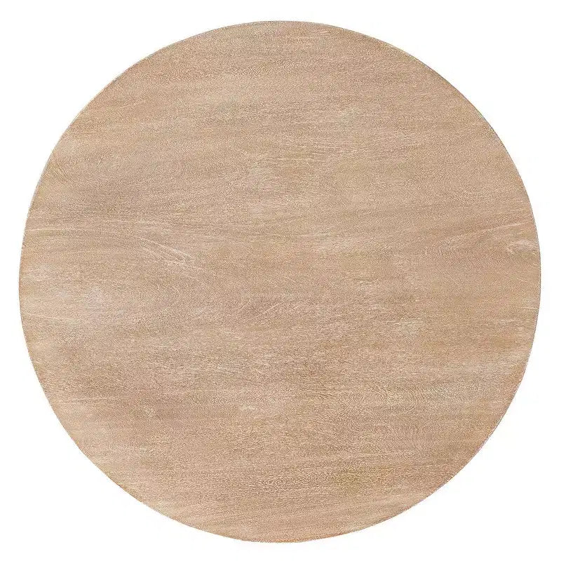 Ronde salontafel van 32 inch met open sledevoet, Royal Hampton