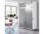 Seville Classics UltraHD extra brede opbergkastset van 2 delen, 60 x 24
