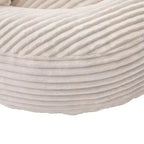 Sofa typu bean bag dla dorosłych i dzieci, duży fotel typu bean bag z sztruksu, 3 poduszkami i podłokietnikami do salonu lub sypialni