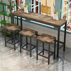 Bartisch-Set mit 3 Hockern