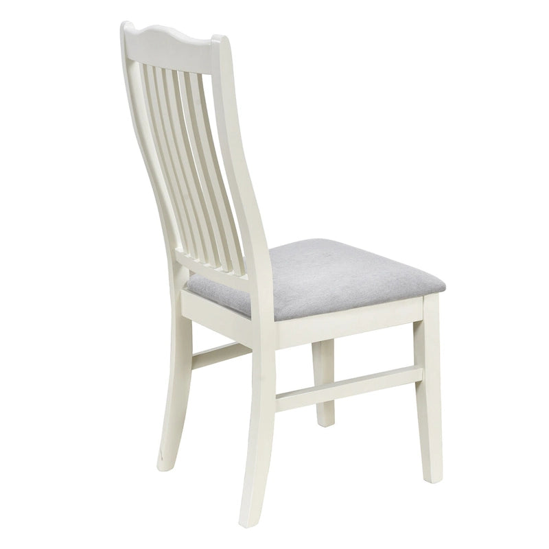 Eetkamerset van hout, 6-delig, met 4 stoelen en een bankje, tafel met lade