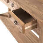 Konsolentisch aus Holz für den Flur mit 3 Schubladen Corona | Furniture Dash - N/A