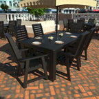 HIGHWOOD PROFESSIONAL 7-delige eethoek voor buiten 42x72