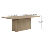 Christopher Knight Home Yodsak moderne eetset van hout en metaal, 7-delig, met 180 draaibare stoelen