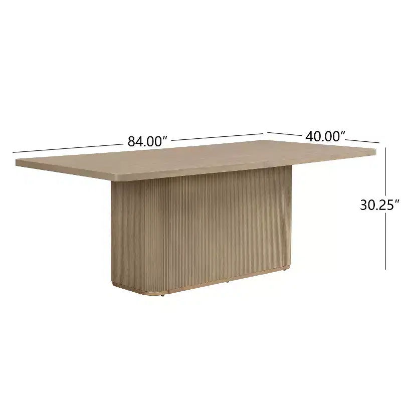 Christopher Knight Home Yodsak moderne eetset van hout en metaal, 7-delig, met 180 draaibare stoelen