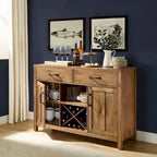 Crosley Roots Natural Finish Buffet - 52  W x 18  D x 36  H