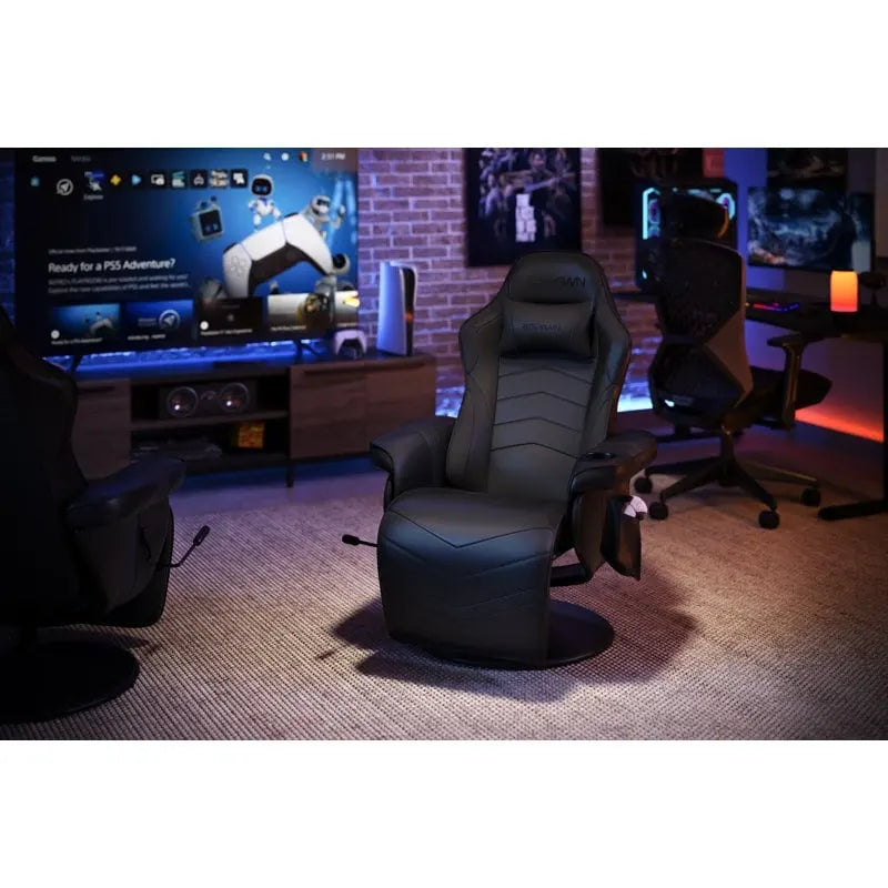 Fauteuil inclinable de jeu avec repose-pieds
