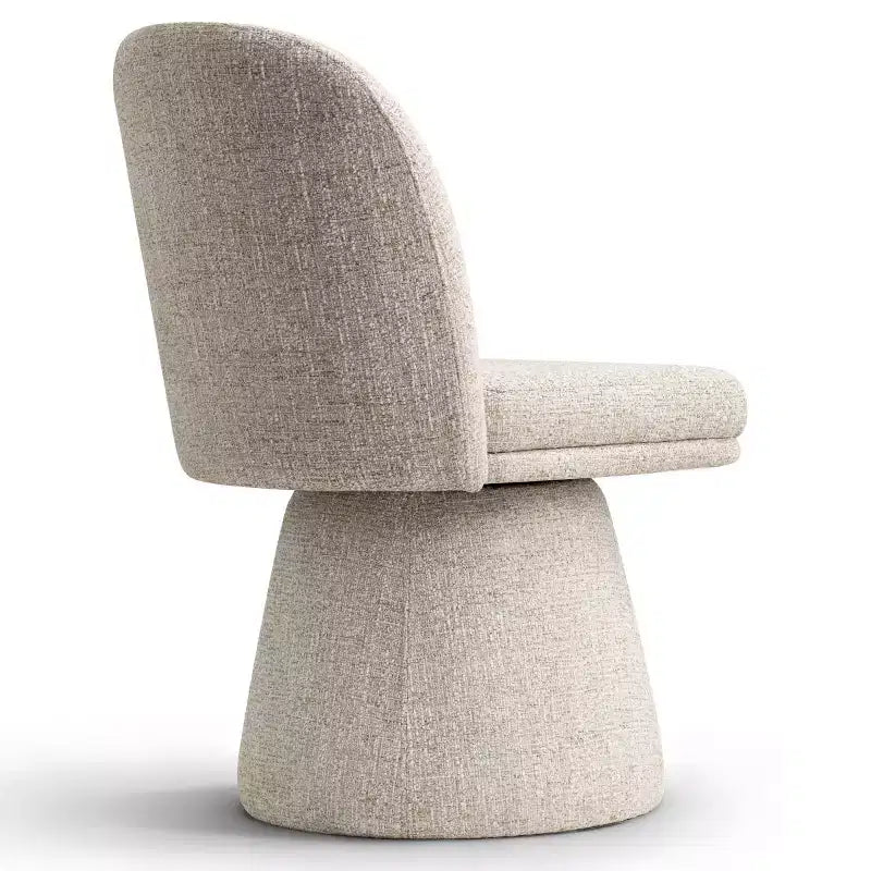 Set aus 6 modernen, um 360° drehbaren Esszimmerstühlen ohne Armlehnen mit säulenförmigem Fuß, elegante Akzentstühle für Küche, Esszimmer oder Büro-Panipeachy