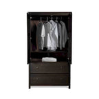 2-Door Solid Wood Armoire - 41x72x22