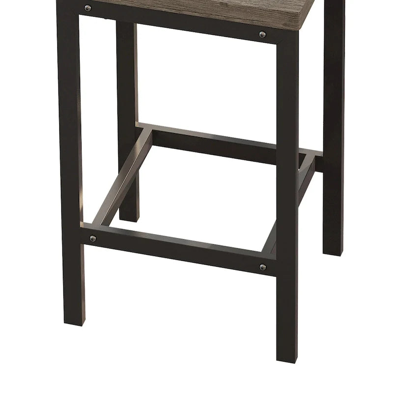 Bartisch-Set mit 3 Hockern