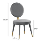 Ensemble de table à manger ronde et de chaises de luxe moderne Morden Fort, 5 pièces