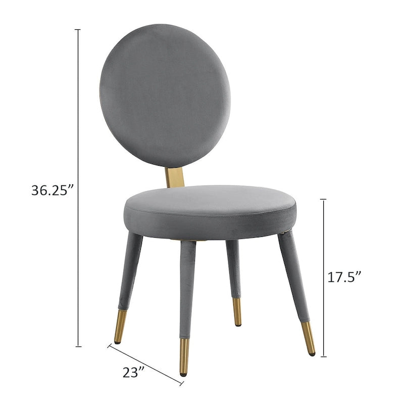 Ensemble de table à manger ronde et de chaises de luxe moderne Morden Fort, 5 pièces