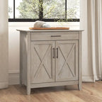 Key West Secretary Desk with Storage Cabinet by Bush Furniture