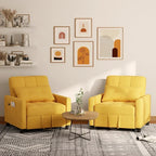 Canapé-lit convertible 3 en 1 avec réglage ajustable, fauteuil-canapé avec lit escamotable, lit pliant convertible pour le salon