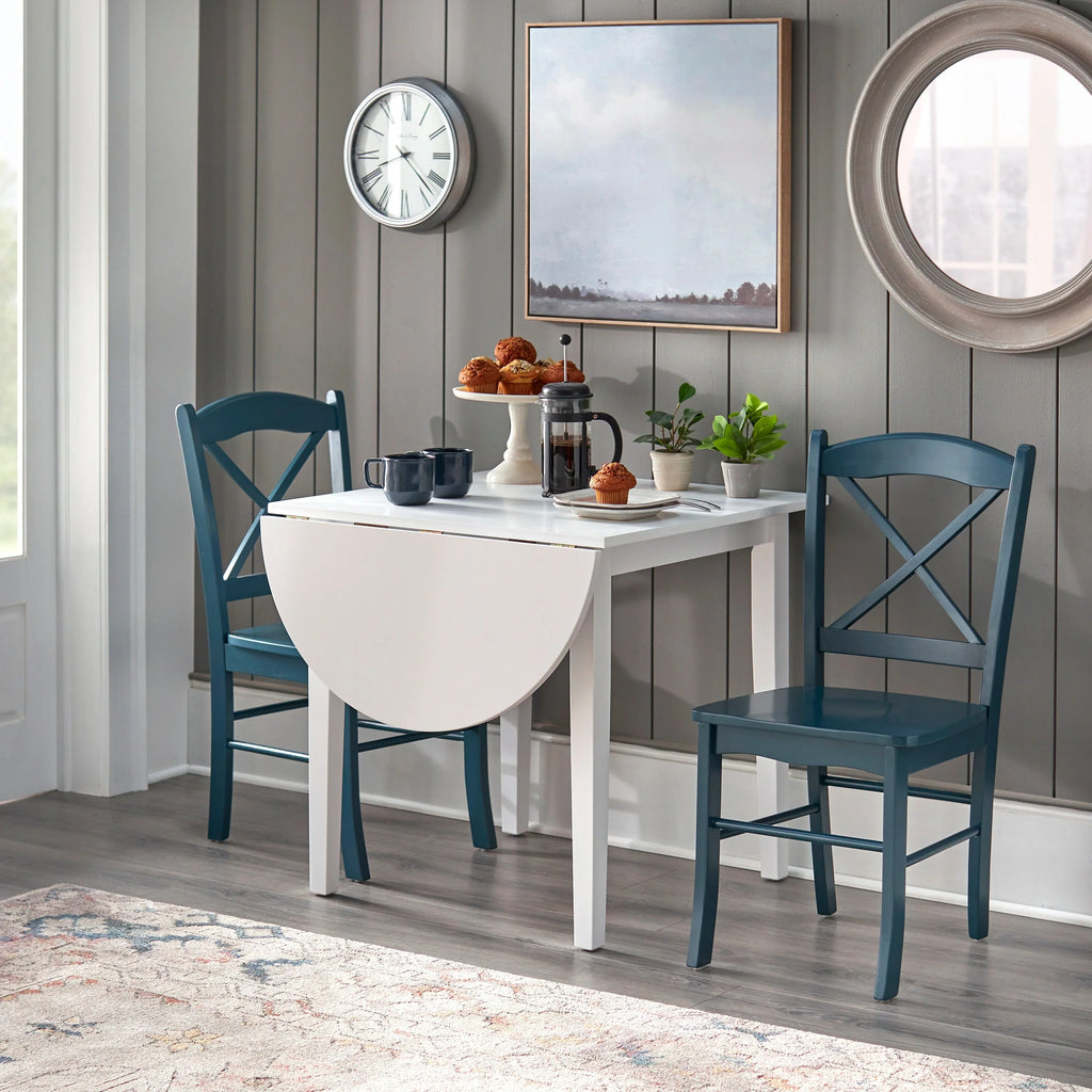 Eetkamerstoelen in landelijke cottage-stijl van Simple Living (set van 2)