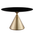 Ensemble de table à manger ronde et de chaises de luxe moderne Morden Fort, 5 pièces