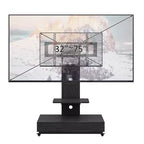TV-meubel voor tv’s van 32-75, in hoogte verstelbare mobiele tv-wagen met lade en wielen voor de woonkamer, slaapkamer en kantoren -ModernLuxe