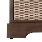 Banc de rangement SAFAVIEH Fiorello avec coussin et 3 tiroirs - 47.3 W x 15 L x 19 H - 47Wx15Dx19H