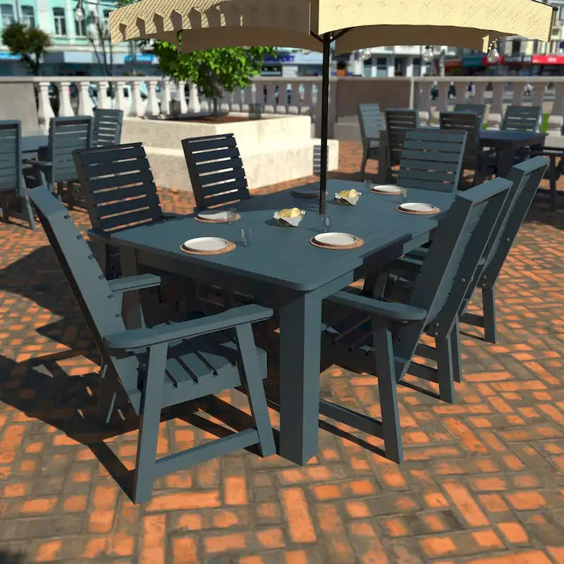 HIGHWOOD PROFESSIONAL 7-delige eethoek voor buiten 42x72