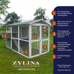 Zylina grote groene kippenren