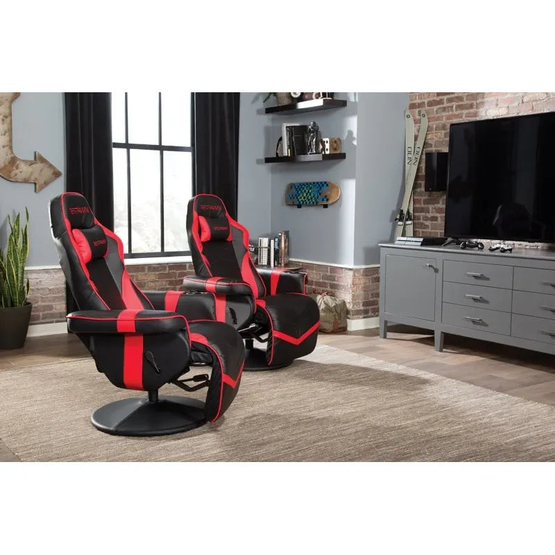 Fauteuil inclinable de jeu avec repose-pieds
