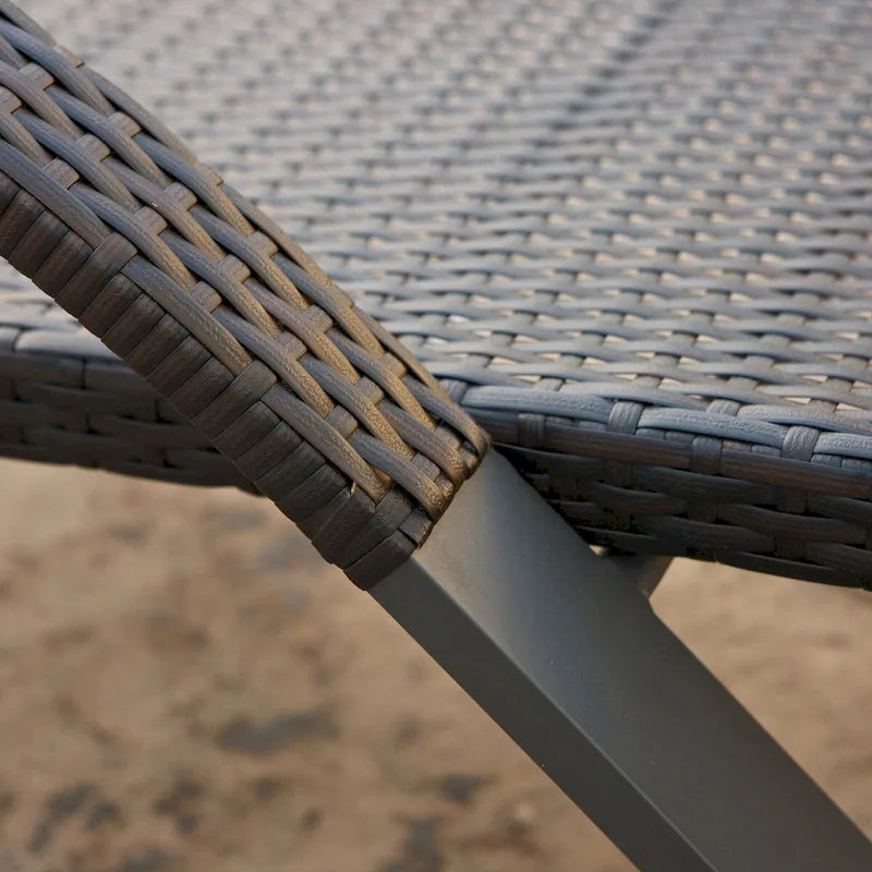 Deco 4-teiliges Gartenliegen-Set aus Aluminium