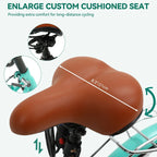 Moasis24/ 26 Cruiser-Fahrrad mit 7 Gängen, verstellbarer Tiefeinstieg, Pendlerfahrrad