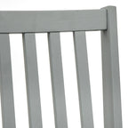 Set of 4 Solid Wood Slat-Back Dining Chairs, Sturdy Frame, Classic Design, Easy Assembly