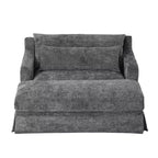 Extra diepe slaapfauteuil van chenille van Polibi
