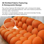 Gebogenes Bubble-Sofa für 2 Personen in Wabenform mit 3D-Textilgewebe fürs Wohnzimmer, Salon oder Apartment