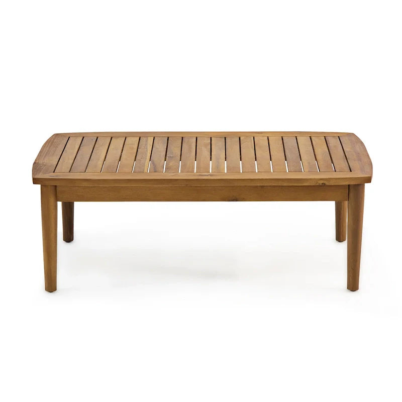 Ensemble de salon de jardin 4 places en bois d’acacia Willowbrook de Christopher Knight Home