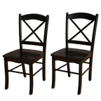 Eetkamerstoelen in landelijke cottage-stijl van Simple Living (set van 2)