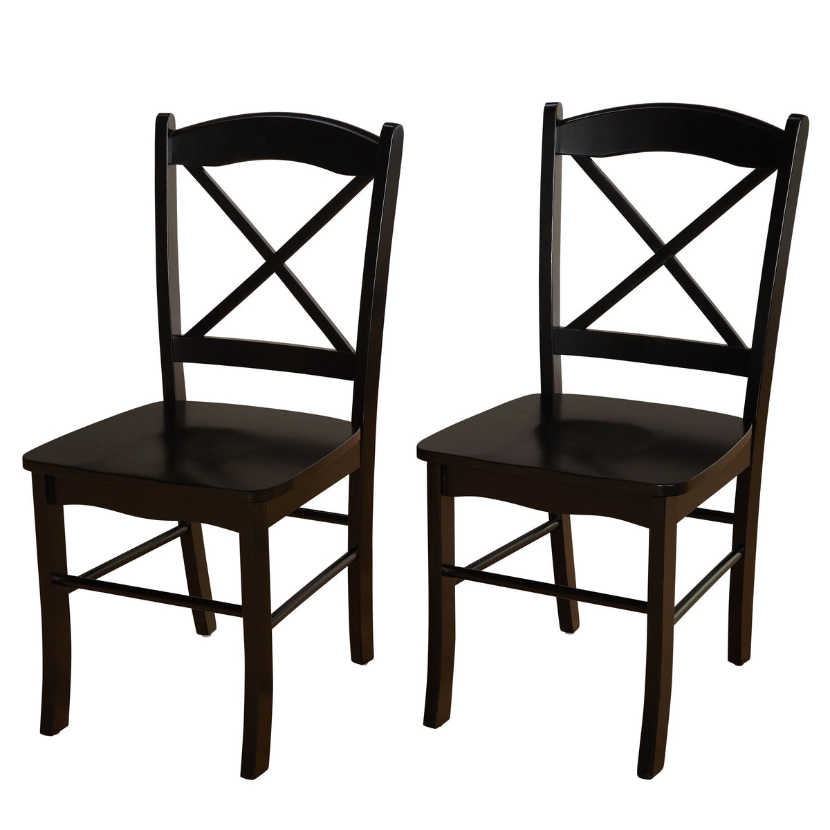 Eetkamerstoelen in landelijke cottage-stijl van Simple Living (set van 2)