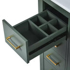 30 Badezimmer-Waschtischunterschrank mit einem Waschbecken, Schrank und 3 Schubladen ??Schwarz / Blau / Grün / Indigo / Weiß